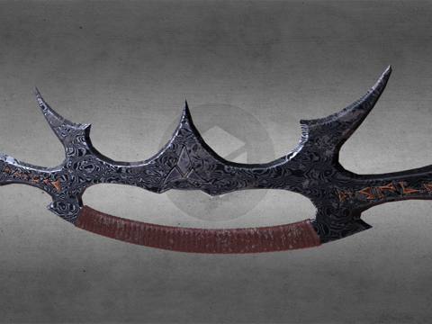  卡莱斯之剑3d模型 