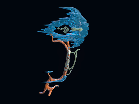  霜风风格化幻想斧作者Math Roodhuizen3d模型 