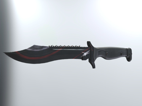  鲍伊猎刀苏格兰纹5号3d模型 