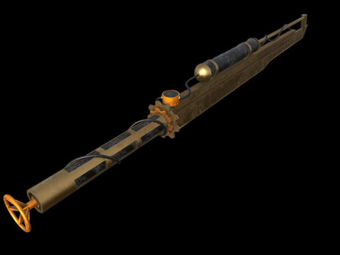  蒸汽朋克金剑3d模型 