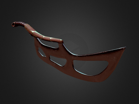  切肉刀第二版3d模型 