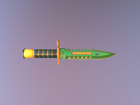  M9刺刀阿古努亚3d模型 