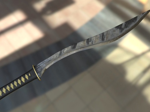  扎库巴之刃3d模型 