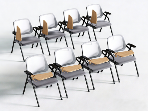  现代办公椅 休闲椅 培训椅3d模型 