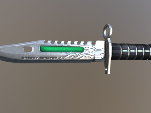  M9刺刀英勇3d模型 