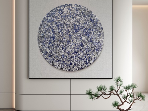  现代装饰画 挂画3d模型 