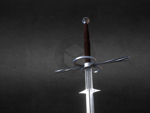  双手巨剑3d模型 