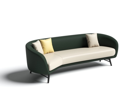  异形沙发3d模型 