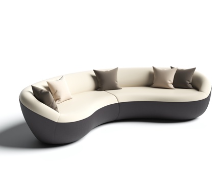  异形沙发3d模型 