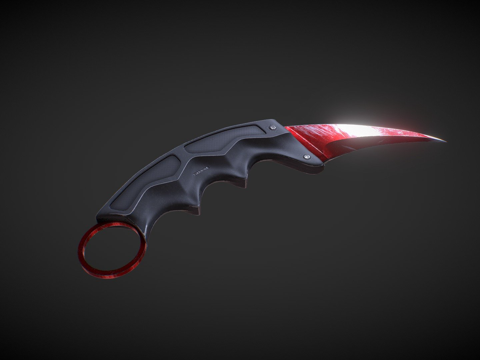  泥土刀CSGO3d模型 