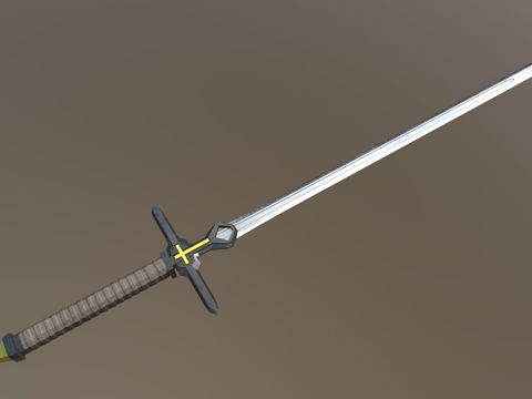  十字军巨剑3d模型 