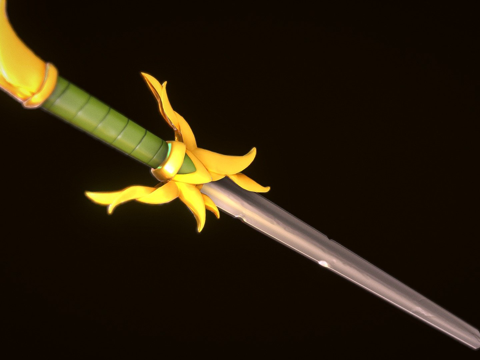  剑制作中3d模型 