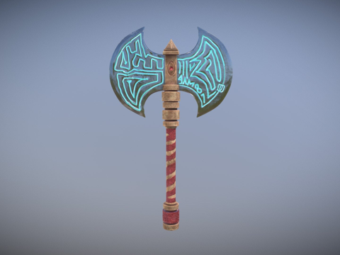  嗜血之斧3d模型 