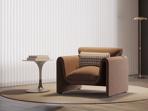 现代休闲椅su模型