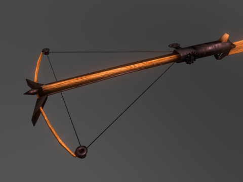  弩CG模型3d模型 