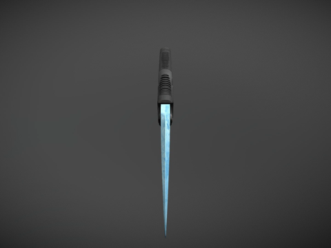  冻伤爪刀3d模型 