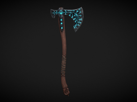  利维坦之斧战神3d模型 