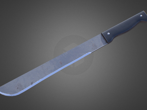  砍刀3d模型 