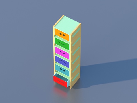  置物架 多层置物架3d模型 