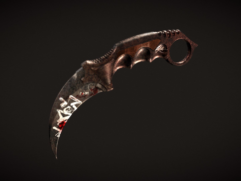  爪刀反叛3d模型 