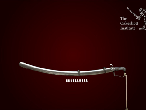  年轻骑兵军刀军官3d模型 