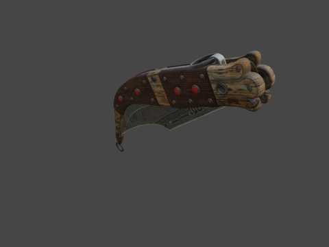  纳瓦哈西班牙折刀3d模型 