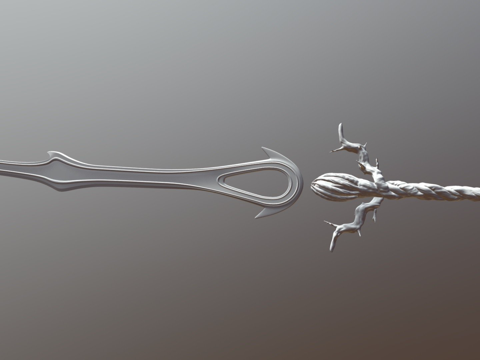  魔法剑高清3d模型 