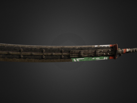  生化变异剑3d模型 