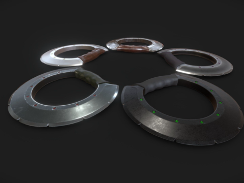  环刃武器3d模型 