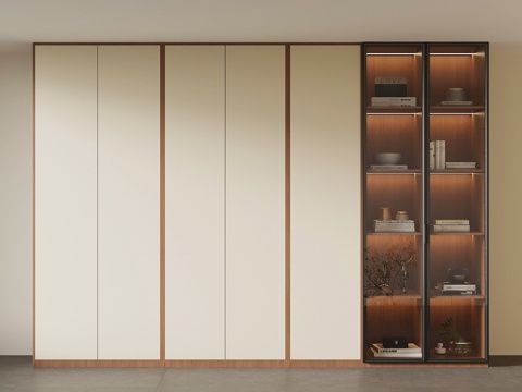  中古衣柜3d模型 