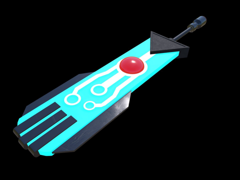  晶体管红之剑3d模型 