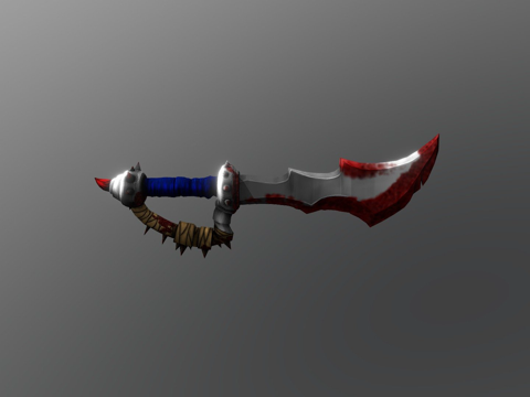  盗贼匕首3d模型 