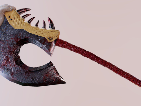  血吼次元分裂者3d模型 