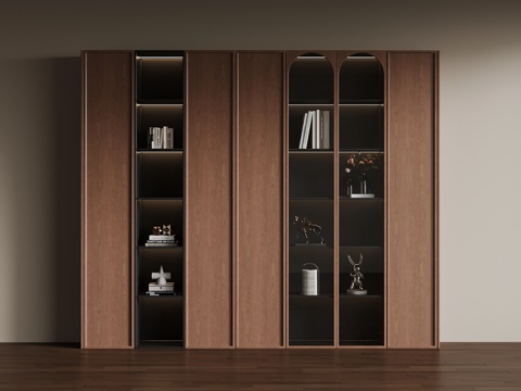  中古风衣柜3d模型 