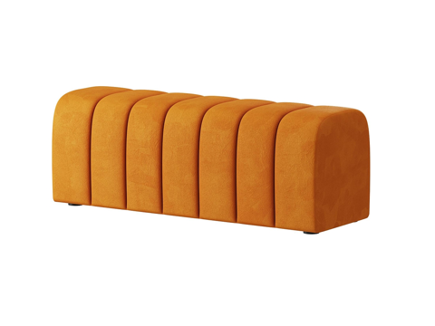  现代简约矮凳 矮凳 简约矮凳 沙发凳子 黄色凳子3d模型 