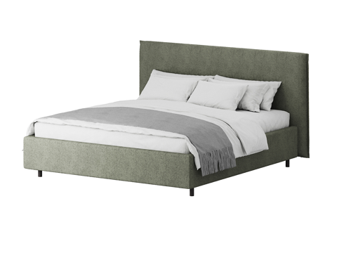  现代简约双人床 双人床 简约床 卧室床 抱枕 床垫3d模型 