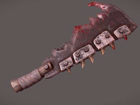  末日之斧3d模型 