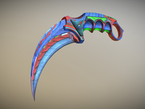  爪刀萨雷克斯3d模型3d模型 