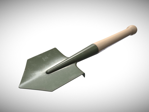  铲子6E5俄罗斯战士3d模型 