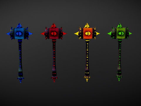  诅咒之锤3d模型 