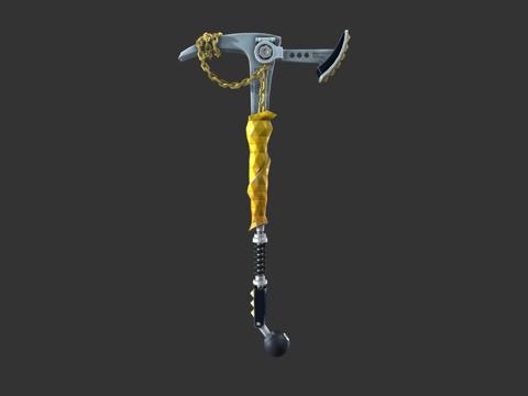  采集工具离合斧3d模型 