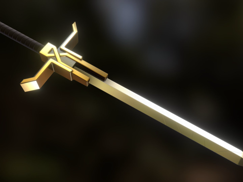  哈罗国王之剑龙王子3d模型 