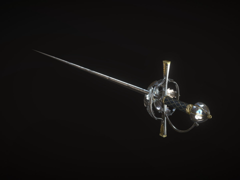  西班牙细剑3d模型 