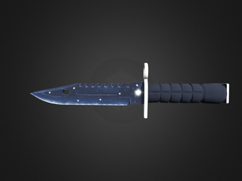  M9刺刀星辰3d模型 