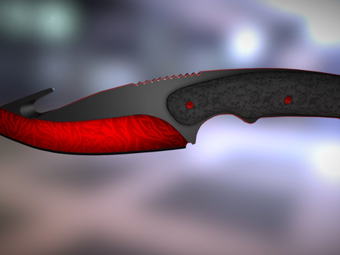  肠刀幻影3d模型 