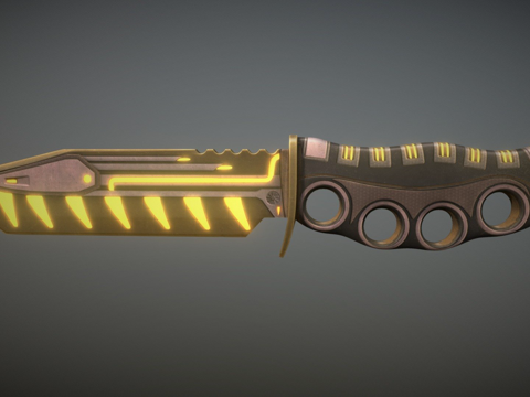  先驱者匕首激光切割机3d模型 