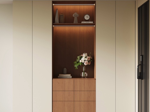  中古玄关柜 鞋柜3d模型 