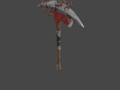  掠夺者复仇收割工具3d模型 