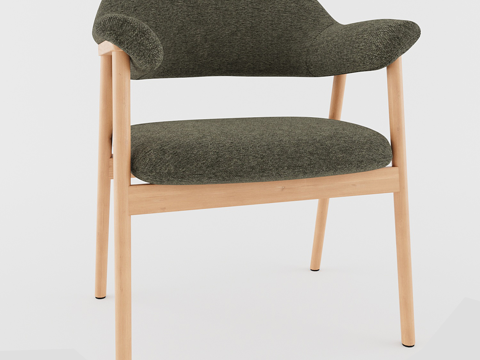  北欧简约单人椅子 椅子 简约椅子 休闲椅子 客厅椅子3d模型 