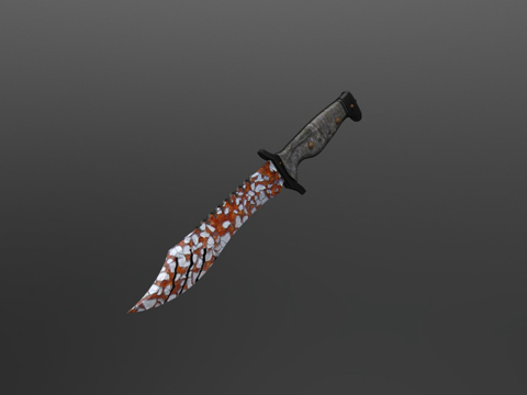  鲍伊锈蚀3d模型 